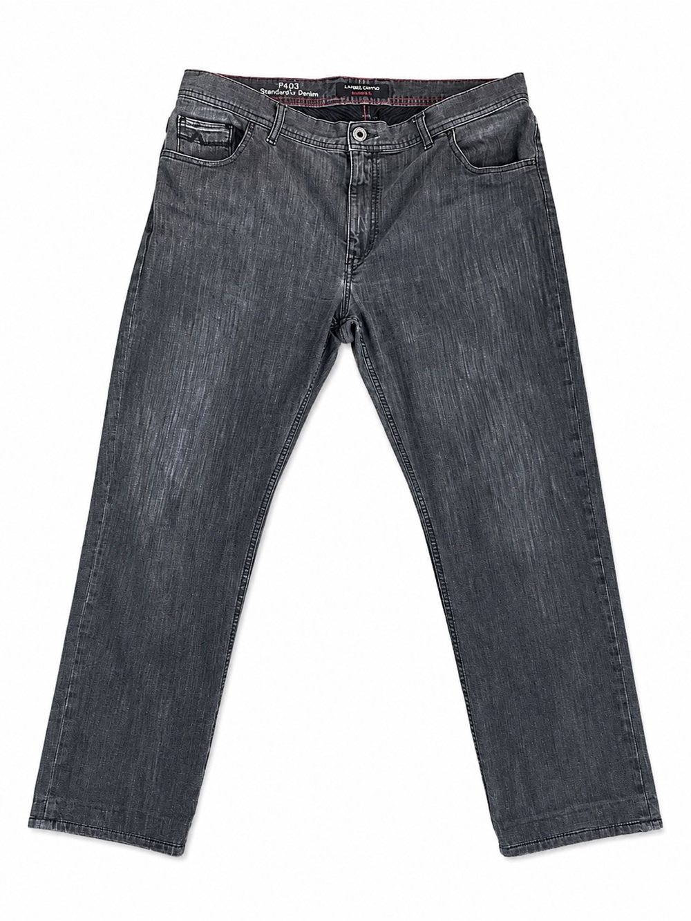 Alberto Black Denim Jeans Men’s 40x30 Modern Straight Premium European Denim